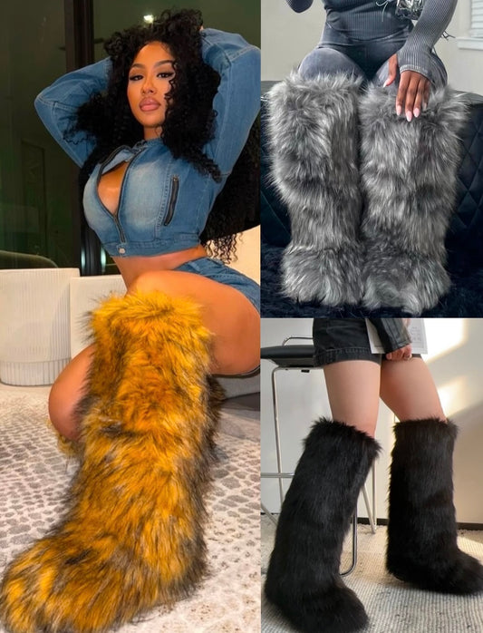 Fur Knee Boot